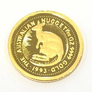 K24IG オーストラリア カンガルー金貨 1/20oz 1993 総重量1.5g【CEAS0082】