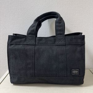 【新品同様】PORTER ポーター スモーキー SMOKY トートバッグ （S）592-06577 ブラック　黒　ハンドバッグ