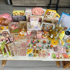 リラックマ　フィギュア　雑貨　まとめ　大量　中古　リーメント 非売品　シール　コリラックマ 