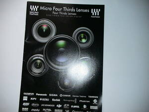 【カタログ】Micro Four Thirds Lenses OLYMPUS Panasonic LUMIX ZUIKO SIGMA COSINA Tokina TAMRON ZEISS Leica Entaniya meitu 