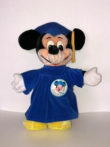 ミッキーマウス　★　ぬいぐるみ　アメリカ　ウォルト ディズニー ワールド　1989年 昭和レトロ 当時物　高さ　40cm ♪