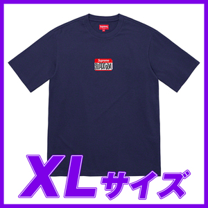 1581　Supreme Gonz Nametag S/S Top Washed Navy XLサイズ/シュプリーム ゴンズ ネームタグ S/S Top ウォシュドネイビー XLサイズ 2021AW