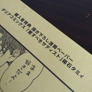 ■最終価格■【愛すべきサディスト】ペーパー1種（購入者特典）／箱石タミィ