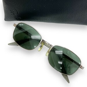 Ray-Ban レイバン サングラス 眼鏡 小物 アイウェア ファッション ブランド W2189 グリーン メタル チタン ボシュロム スクエア 保存袋