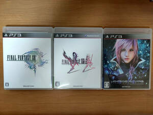 ◆◇PS3　ファイナルファンタジー　13　13-2　ライトニング リターンズ　３本セット　中古 FF13◇◆