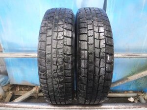 送料無料●9.5分山 18年 2本 ダンロップ 165/65R14 WINTER MAXX 14インチ●32460