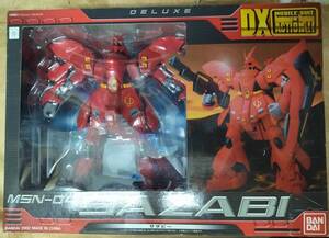 DX モビルスーツ イン アクション サザビー 新品 シャア ガンダム Char MIA MS BANDAI GUNDAM MOBILE SUIT IN ACTION MSN-04 SAZABI Figure