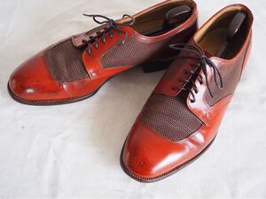 50s Knapp nylon mesh U-wing Tip Shoes