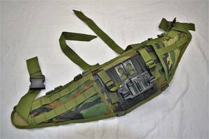 1st Generation MOLLE Molded Waist Belt　MEDIUM　米軍　ボール　ベルト　初期モデル　ウッドランドカモ　サープラス