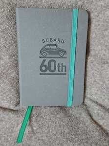 非売品 SUBARU 60th スバル 60周年　記念ノート 新品