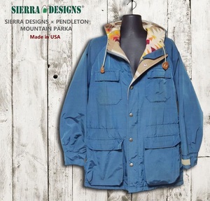 ■ MADE IN USA SIERRA DESIGNS×PENDLETON シェラデザインｘペンドルトンマウンテンパーカ (XS) ■