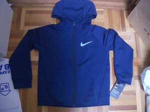 送料込 新品 未使用 Nike ナイキ ドライフィット フルジップフーディ 115cm 86B799-B9K Jr 子供 キッズ ジュニア 送料無料