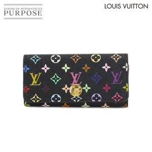 ルイ ヴィトン LOUIS VUITTON モノグラム マルチカラー ミュルティクレ4 4連 キーケース ノワール M60044 Multicles 90234700