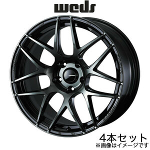 ウェズスポーツ SA27R GRヤリス 10系 17インチ アルミホイール 4本 ウォースブラッククリア 0074166 WEDS WedsSport SA27R