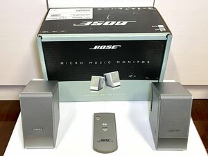 【良品】ボーズ（BOSE）マイクロミュージックモニター Micro Music Monitor Powered Speaker System （M3）元箱あり