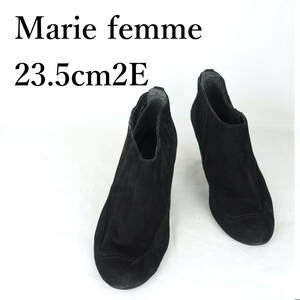 EB3458*Marie femme*マリーファム*レディースブーティ*23.5cm2E*黒