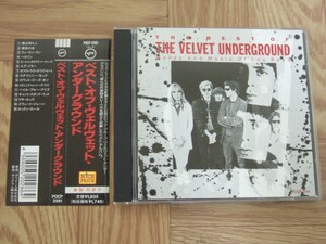 【CD】ヴェルヴェット・アンダーグラウンド THE VELVET UNDERGROUND / ベスト・オブ・ヴェルヴェット・アンダーグラウンド 国内盤