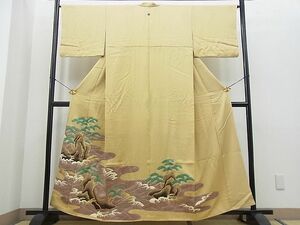 平和屋着物■豪華色留袖　浜松文　金彩　逸品　BAAI8030my