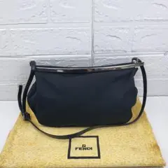 フェンディFENDI ナイロン 金具 ショルダー ハンドバッグ