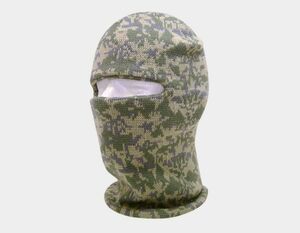 USA正規品 Decky ディッキー 1Hole タクティカル ニット フェイスマスク Balaclava バラクラバ 目出し帽 ACU アーミーコンバットカモ 迷彩