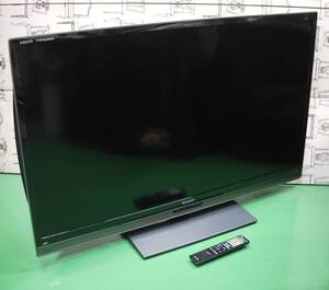 美品 シャープ 52V型 フルハイビジョン 液晶 テレビ LC-52L5 クアトロン フルHD 1920x1080 3D 外付けHDD録画対応 3チューナー 52インチ