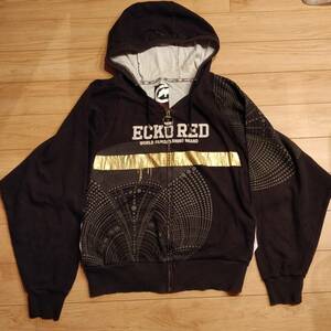 Ecko Red エコーレッド レディースジップ スウェットジャケット ドルマンスリーブレディース 袖 カットソー バットスリーブ 