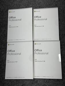 送料無料！正規品 Microsoft Office Professional 2019 OEM版 4枚セット