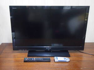 中古品☆ソニー☆３２Ｖ型☆液晶☆テレビ ブラビア☆ＫＤＬ－３２ＥＸ７１０☆ハイビジョン☆２０１０年モデル☆３０８Ｓ４－１２８２２