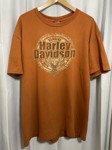 HARLEYーDAVIDSON print T shirt ハーレーダビッドソンプリントTシャツ　USA古着　両面プリント