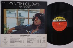 米LP Loleatta Holloway Cry To Me AADJ2008 AWARE プロモ /00260