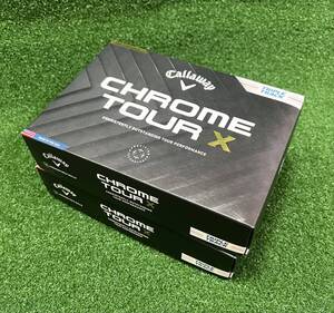 CALLAWAY【キャロウェイ】CHROME TOUR X【クロムツアーX】２ダースセット【ホワイト】 日本正規品　24年モデル