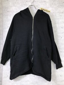 FOREVER 21 フォーエバー レディース 裏ボア フード ジップ コート ジャケット L 黒