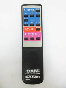 Kn161【リモコン】DAM-RM200 DAM 第一興商★カラオケリモコン オーディオ用 リモコン★動作品★