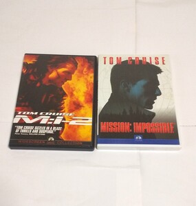 [送料込み] DVD/２枚セット/トムクルーズ/ミッションインポッシブル/１と２/中古/動作未確認