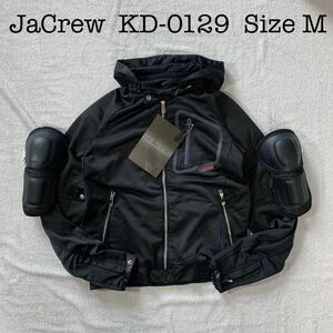 J-CREW ジェイクルー フルメッシュジャケット フーデッドメッシュ KD-0129 BLACK Mサイズ CEプロテクターおまけ 新品 A50328-3