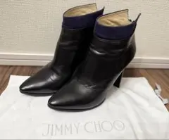 JIMMYCHOO ジミーチュウ　ショートブーツ　黒　サイズ35.5