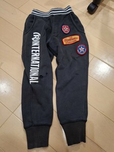 リアルビーボイス　スウェットパンツ　100　中古　穴空き有り　キッズ