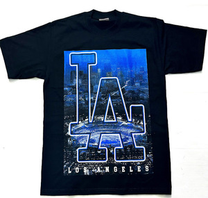 BI73)PRO TEAM LOSANGELES LA プリント Tシャツ半袖/LA/HIPHOP/L/大きいサイズ/ヘビー/USサイズ