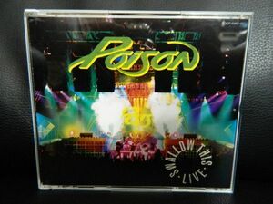 (24)　 POISON　　 /　 SWALLOW THIS LIVE　　　日本盤　２枚組　　ジャケ、日本語解説 経年の汚れあり　　※6/4からの発送です。