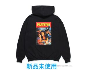 【新品未使用M】ワコマリア パルプフィクション PULP FICTION パーカー wackomaria パーカー ブラック Hoodie 映画