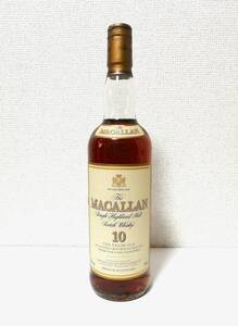 The MACALLAN マッカラン 10年 旧ボトル 700ml 40度 未開封品