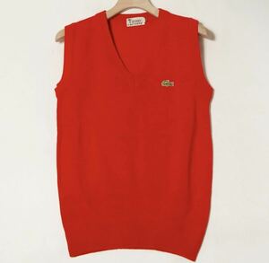 希少/良品●IZOD LACOSTE メンズS セーター ベスト USA製