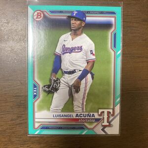 2021 Bowman Draft Luisangel Acuna aqua paperカード　199枚限定