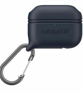 【中古】Catalyst AirPodsPro(第1世代/第2世代)ワイヤレス充電対応 防水特装版 高落下保護 カラビナ付き ブラック