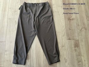 新品サンプル COMME CA MEN コムサメン【セットアップ可】プラックス サファリ バルーンパンツ 20カーキ Mサイズ 25PG14 定価31,900円