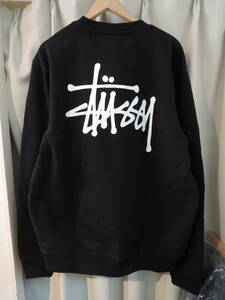 STUSSY ステューシー Basic Stussy Crew Black XLサイズ ZOZOTOWN 公式HP ZOZOTOWN 完売 最新 定番 人気商品 