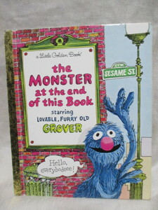 即決★ヴィンテージ セサミストリート　Grover　グローバー☆little golden book リトルリトルゴールデンブック　洋書・絵本