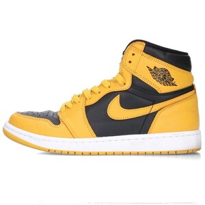 ナイキ スニーカー 5550AIR JORDAN1 RETRO HIGH OG POLLEN 555088-701 26.5cm エアジョーダン1レトロハイオージーパラン 中古 BS99