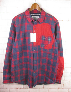 MFS18722 White Mountaineering ホワイトマウンテニアリング PATCHED CHECK SHIRTS 長袖シャツ WM1973108 未使用 4