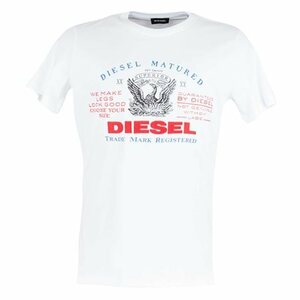 * 正規品 DIESEL T-LOGYS ディーゼル Tシャツ S / White *